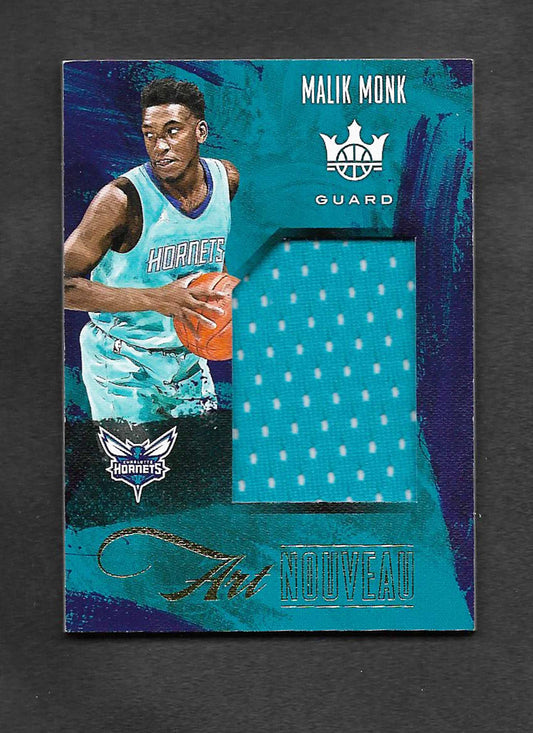Monk, Malik 2017 Panini  art nuveau jersey   51/99 #anjmm