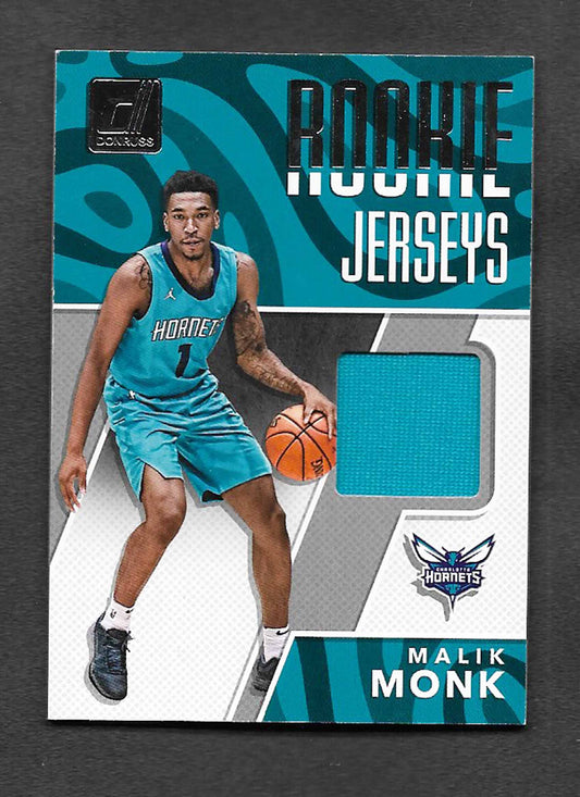 Monk, Malik 2017 Donruss rookie jersey #rjmm1