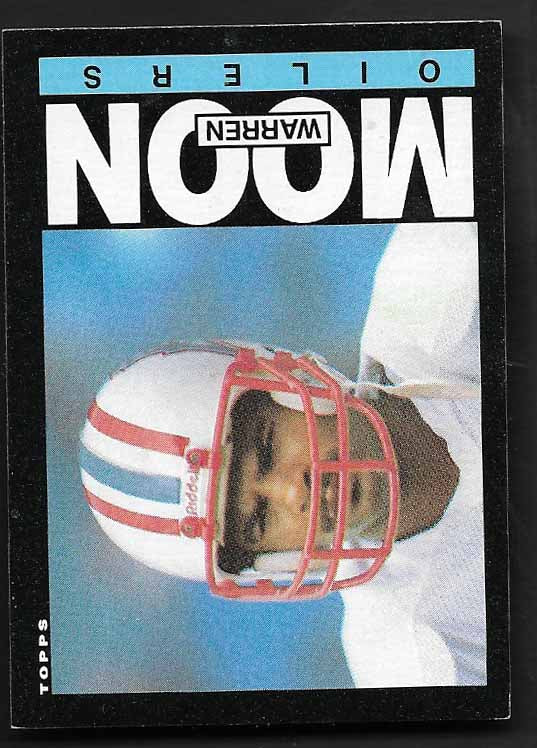 Moon, Warren 1985 Topps #251 ROOKIE OILERS