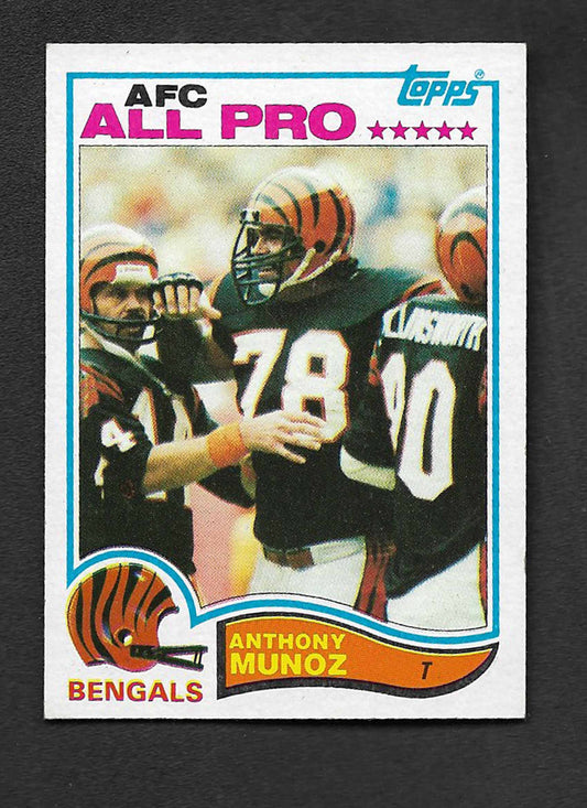 Munoz, Anthony 1982 Topps HOF #51