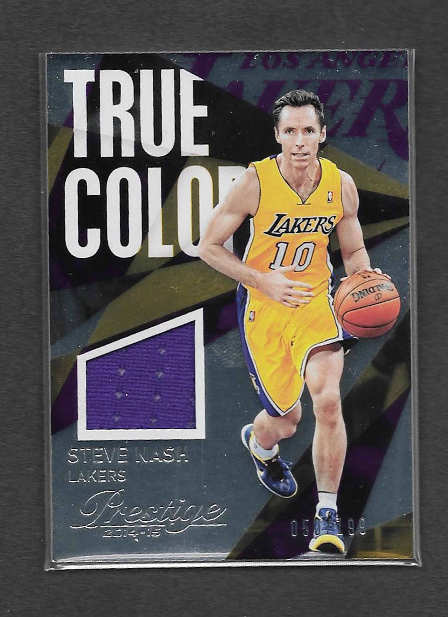 Nash, Steve 2014 Prestige true colors jersey 51/199 #18