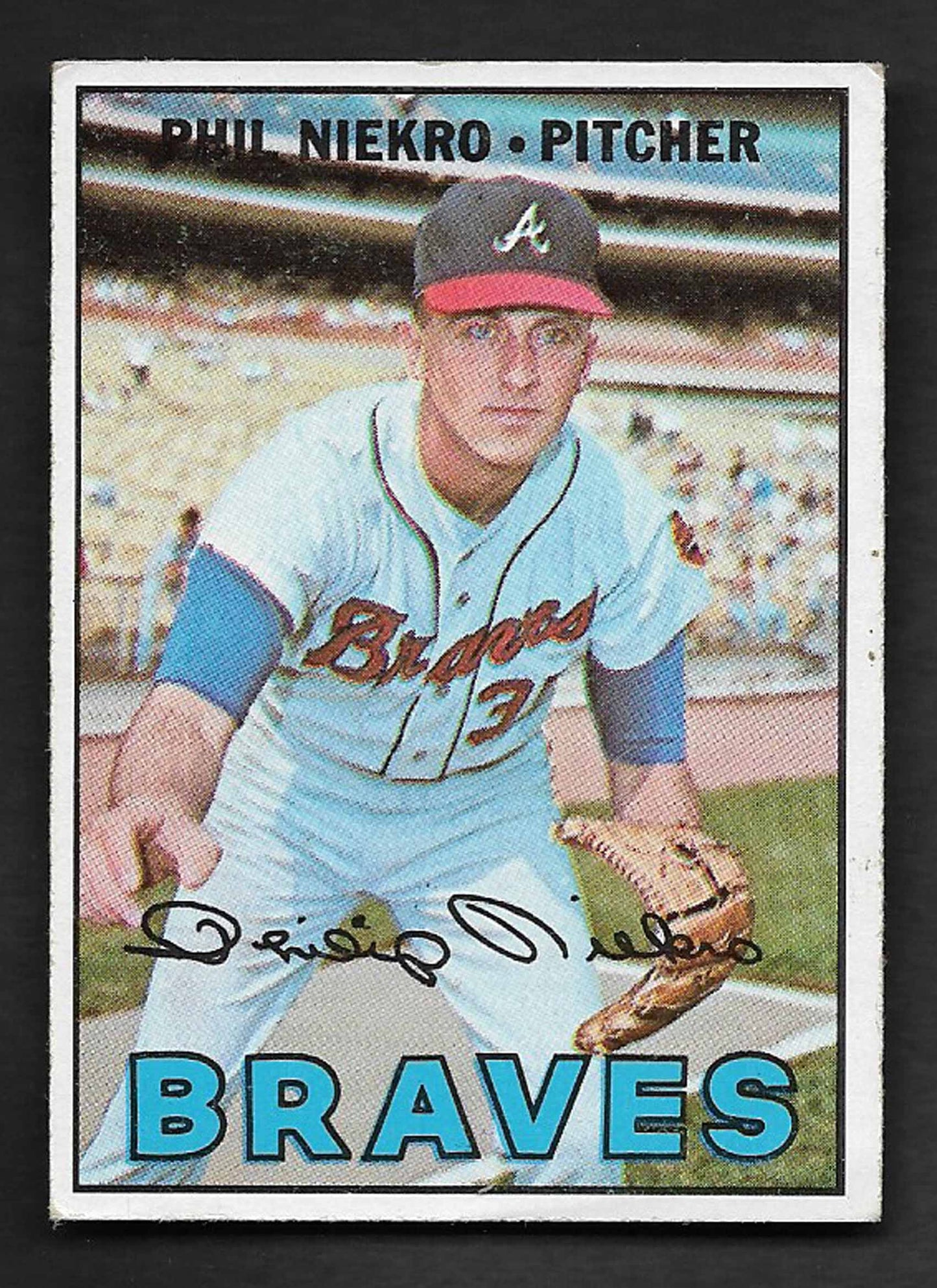 Niekro, Phil 1967 Topps HOF #456  BRAVES