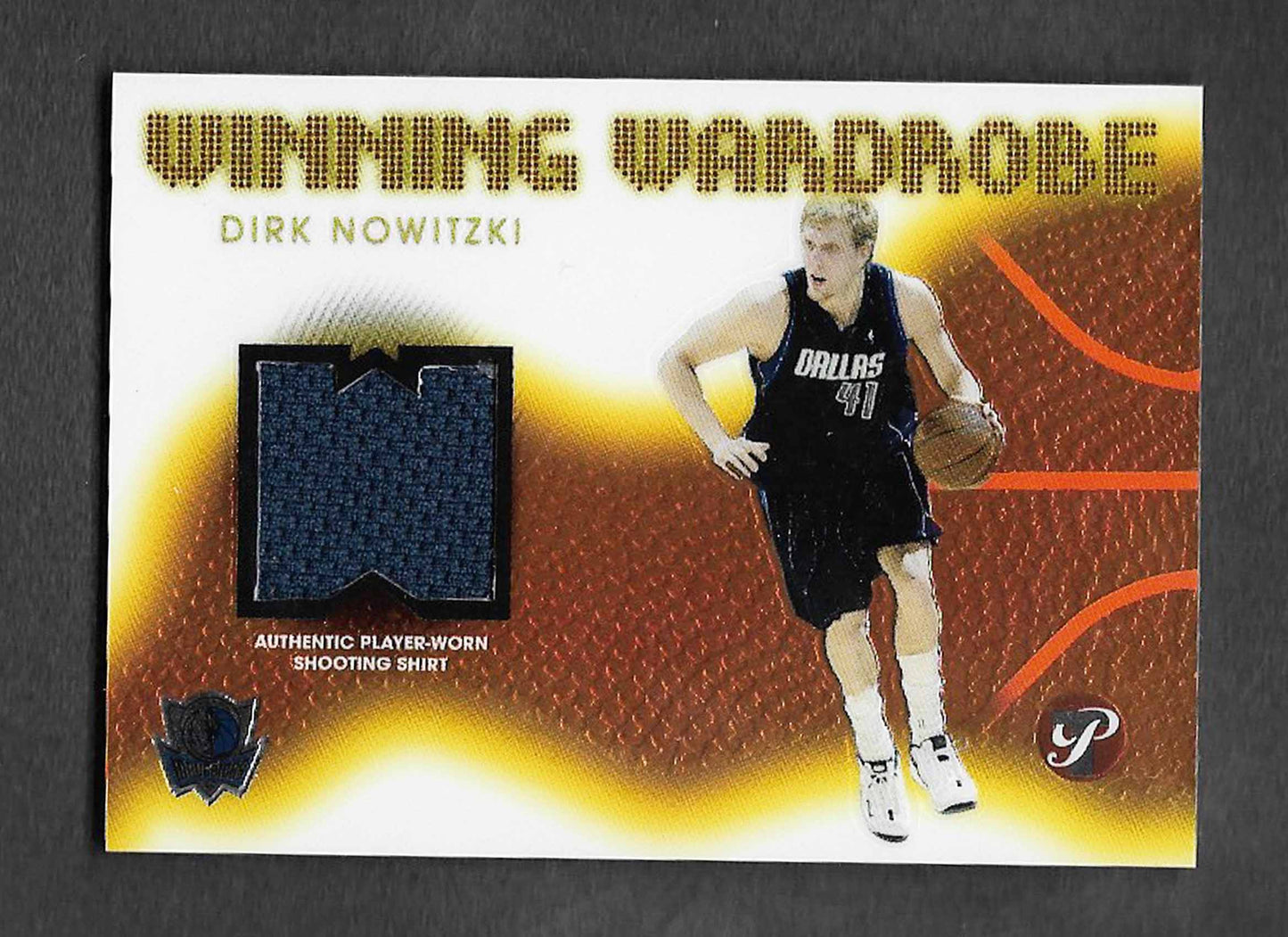 Nowitzki, Dirk 2004 Topps winning wardrobe jersey #wwdn