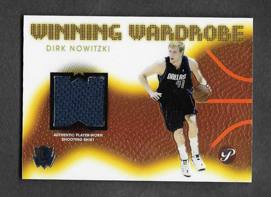 Nowitzki, Dirk 2004 Topps winning wardrobe jersey #wwdn
