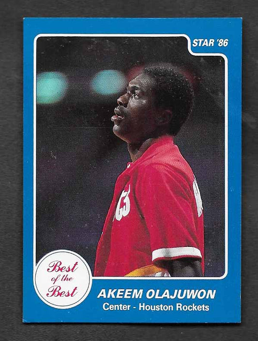 Olajuwon, Hakeem Akeem 1986 Star best of best 11  ROCKETS