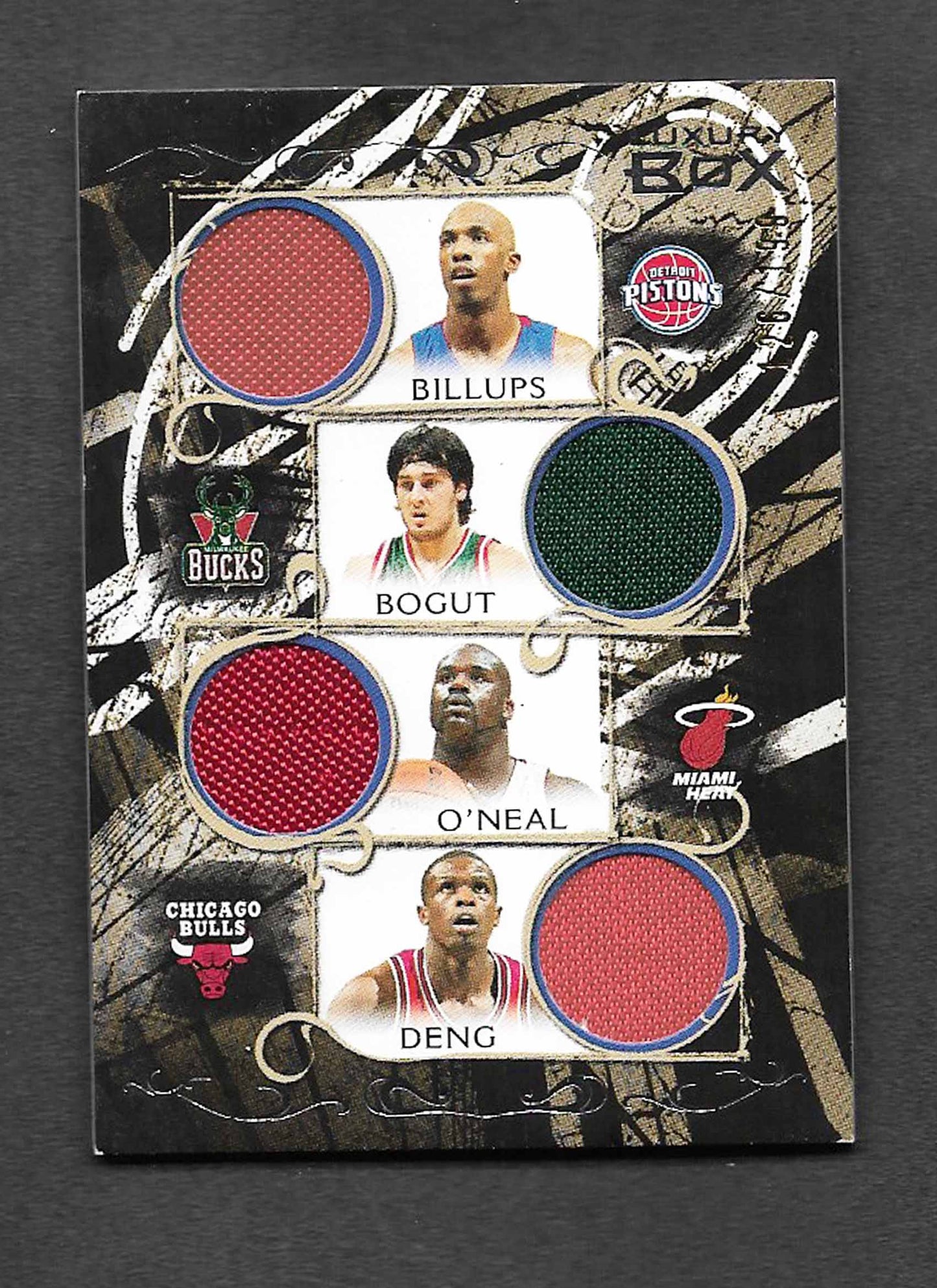 O'Neal, Shaquille 2007 Topps Luxury 4 jerseys #lbqr17