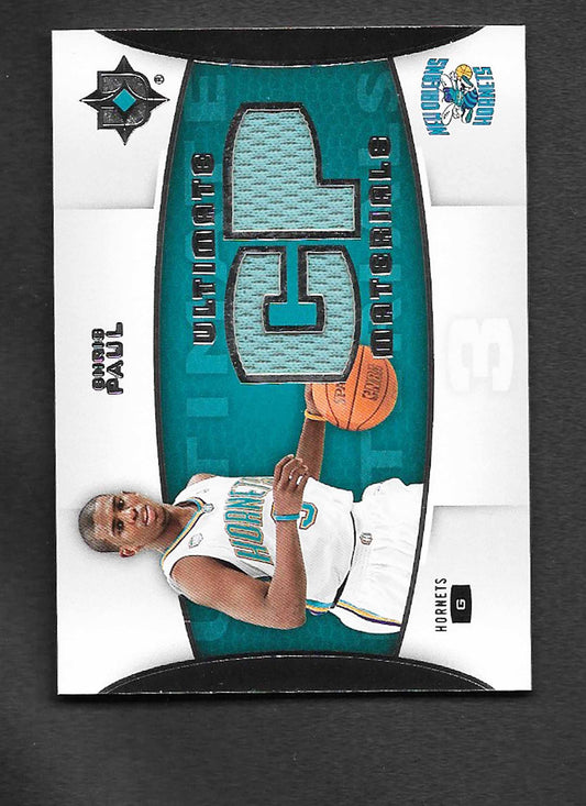 Paul, Chris 2007 UD ultimate materials jersey #cp