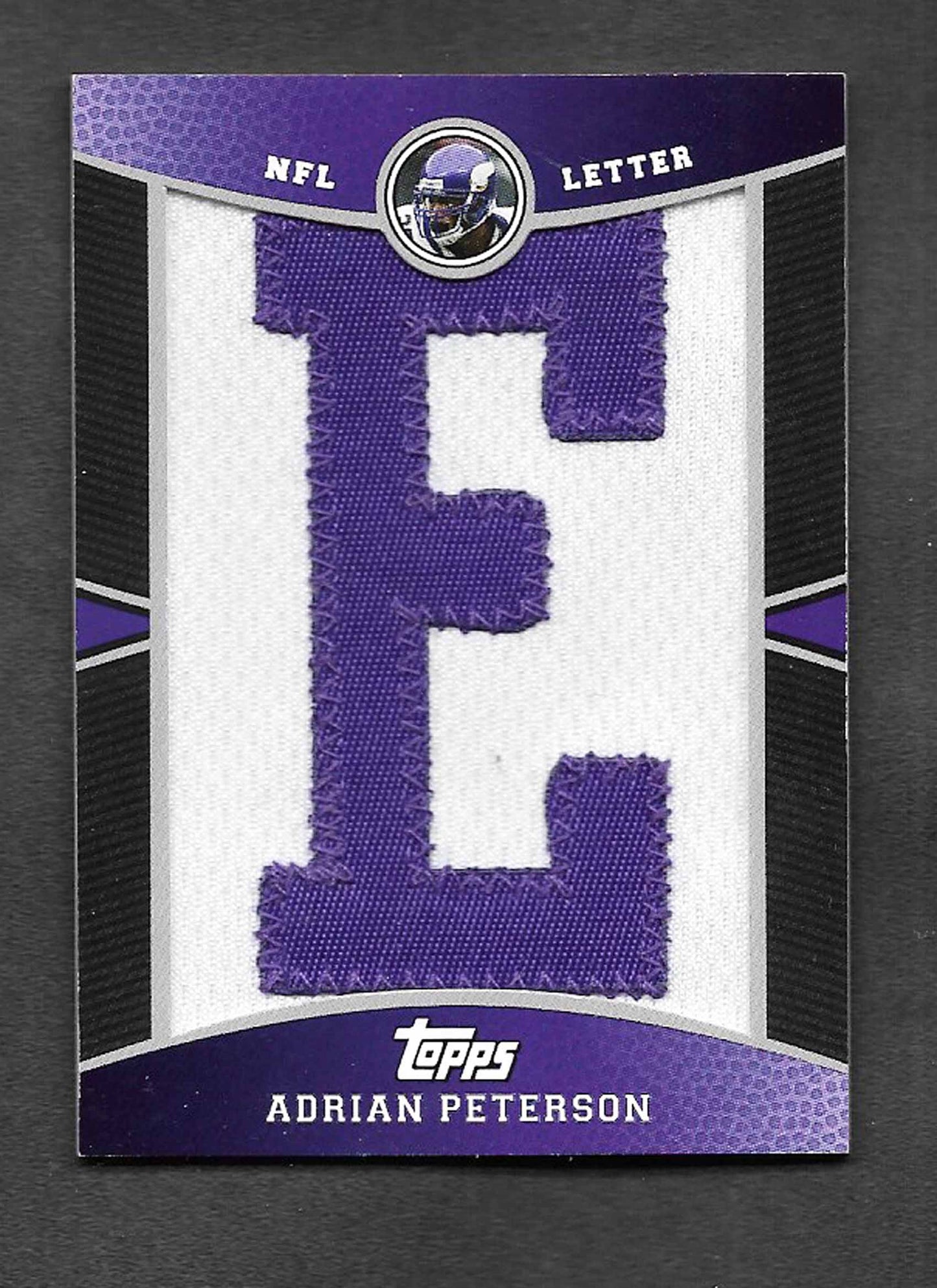 Peterson, Adrian 2009 Topps NFL letter #prap
