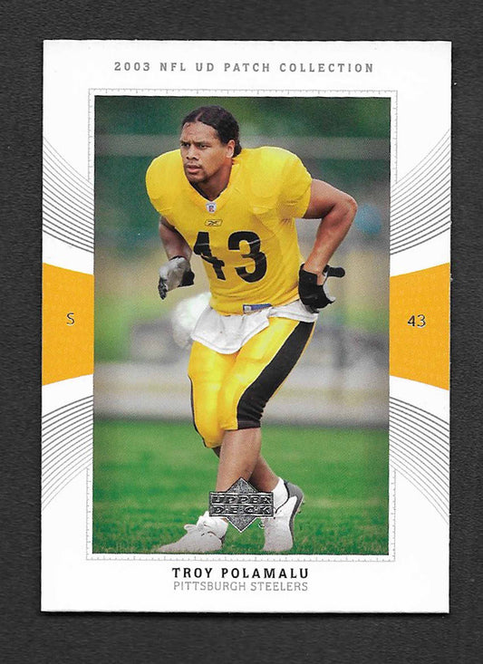 Polamalu, Troy 2003 UD HOF patch collection #106