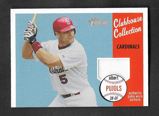 Pujols, Albert 2003 Topps Heritage clubhouse memo #ccap