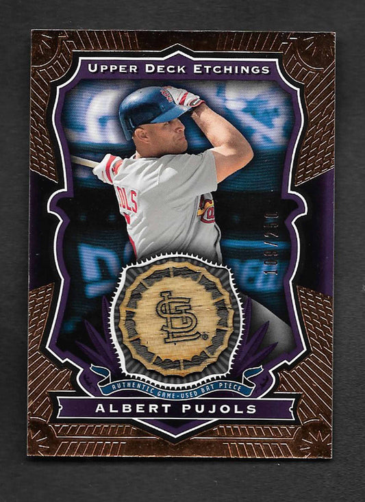 Pujols, Albert 2004 UD Etchings 109/250 #beap