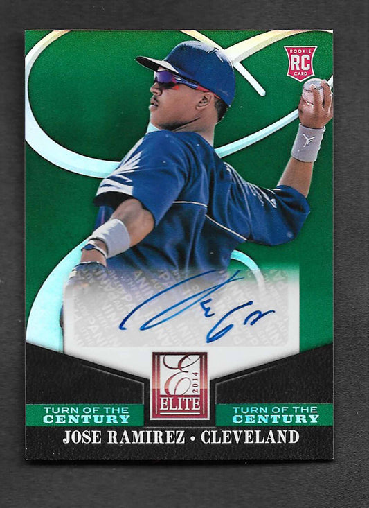 Ramirez, Jose 2014 Donruss Elite autograph turn of century
