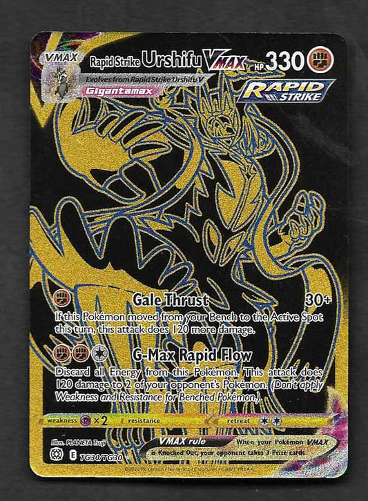 Rapid Strike Urshifu brilliant rare holo #tg30