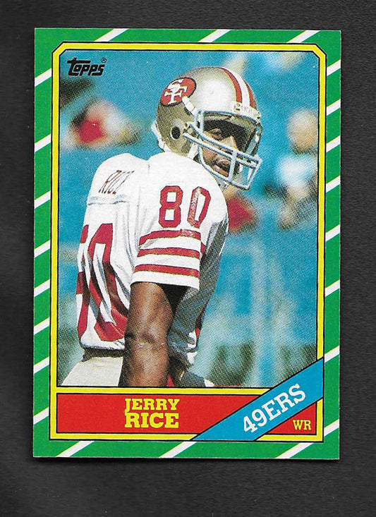 Rice, Jerry 1986 Topps HOF #161