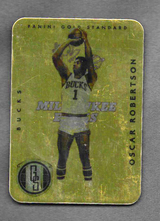 Robertson, Oscar 2013 Panini gold standard plate #82