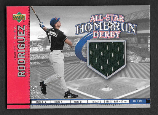 Rodriguez, Alex 2002 UD all star hr jersey #asar  RANGERS YANKEES MARINERS
