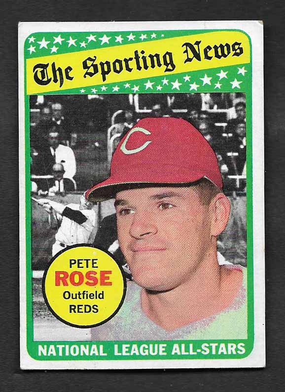 Rose, Pete 1969 Topps All Star #424 REDS PHILLIES