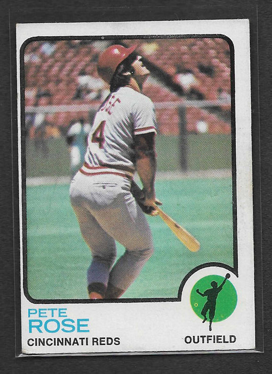 Rose, Pete 1973 Topps #130  REDS PHILLIES