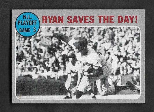 Ryan, Nolan 1970 Topps HOF Ryan saves day