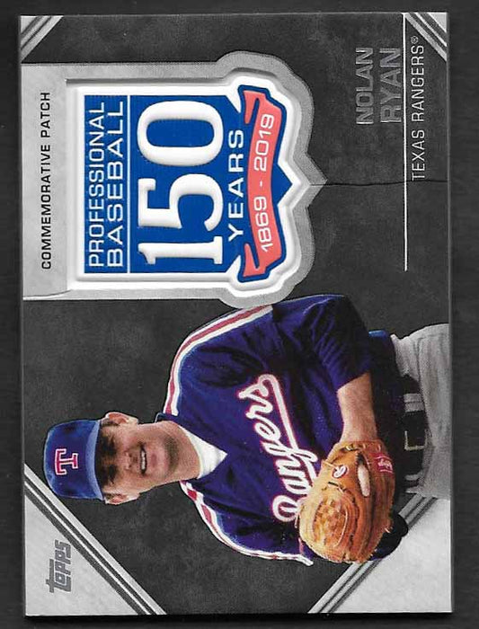 Ryan, Nolan 2019 Topps 150 years medallion #ampnr  RANGERS ASTROS ANGELS METS