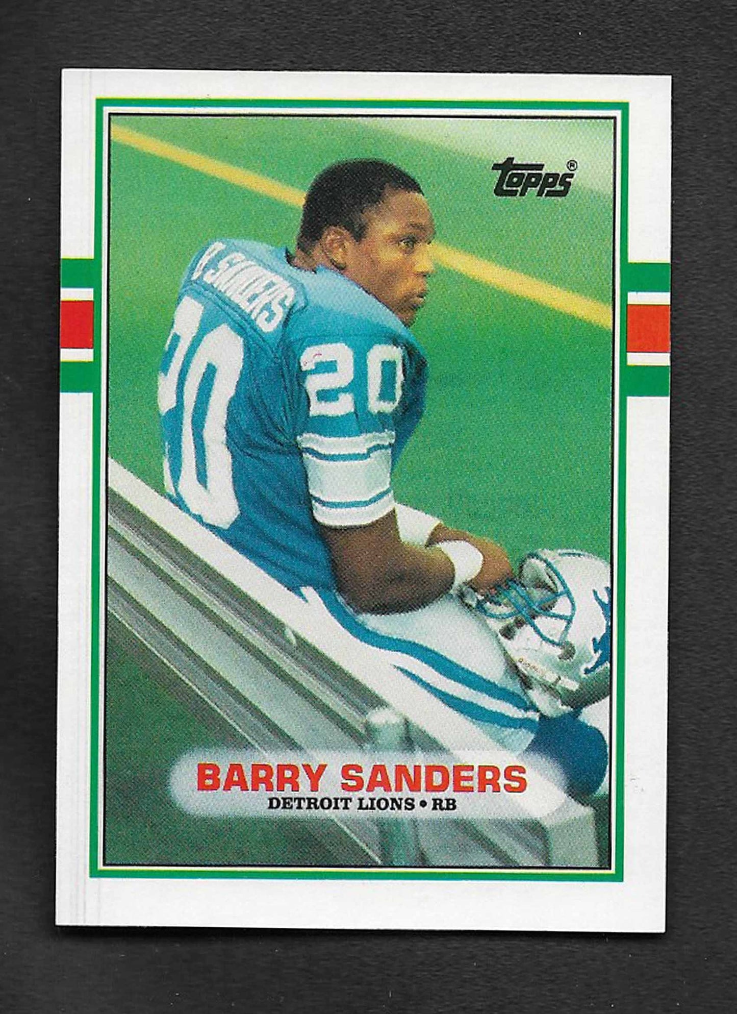 Sanders, Barry 1989 Topps HOF traded #83t