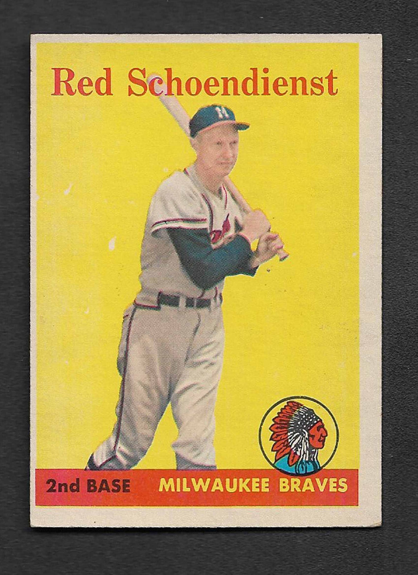 Schoendienst, Red  1958 Topps 190 BRAVES