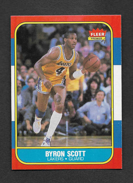 Scott, Byron 1986 Fleer #99
