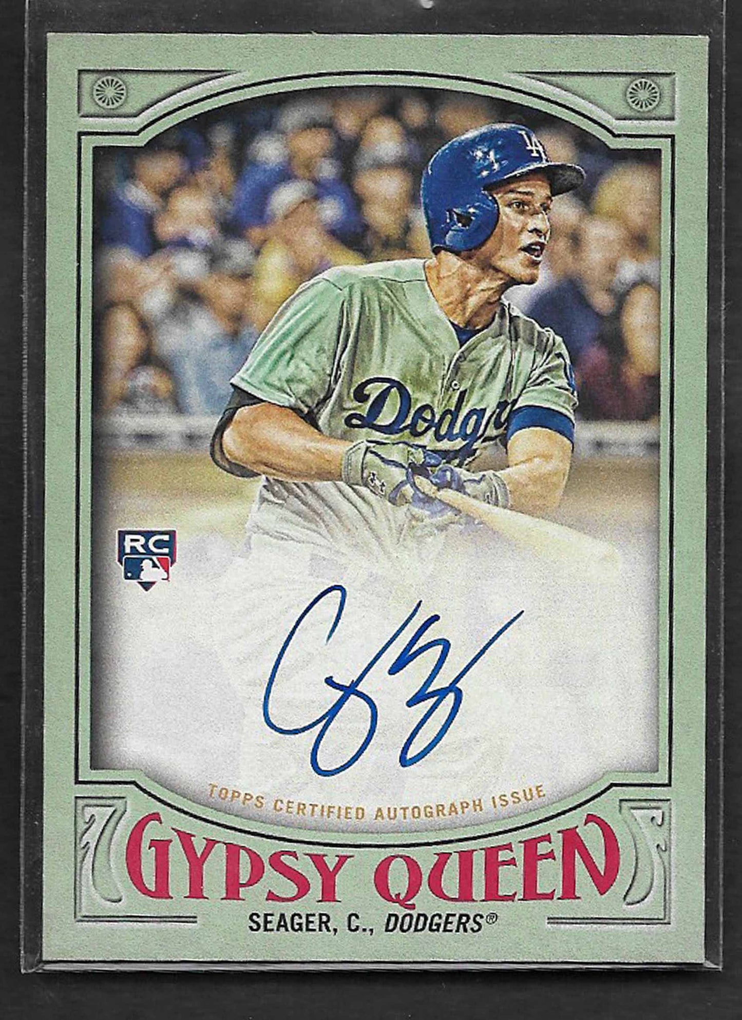 Seager, Corey 2016 Topps Gypsy queen auto 44/99 #gqacs