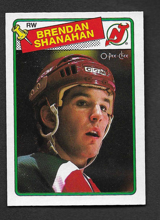 Shanahan, Brendan 1989 O-pee-chee  #122 ROOKIE