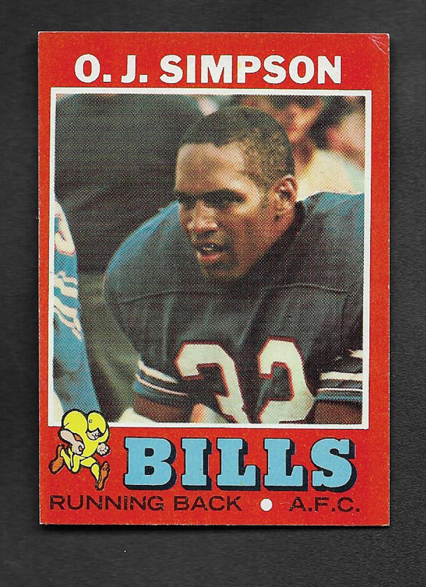 Simpson, OJ 1971 Topps HOF low #260