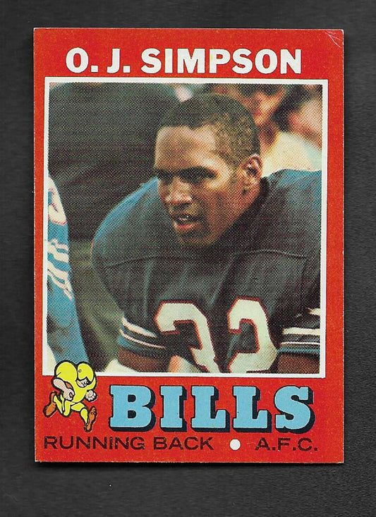 Simpson, OJ 1971 Topps HOF low #260