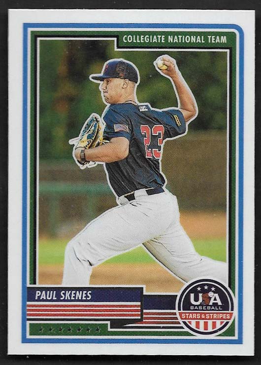 Skenes, Paul 2023 Stars and Stripes #87  PIRATES