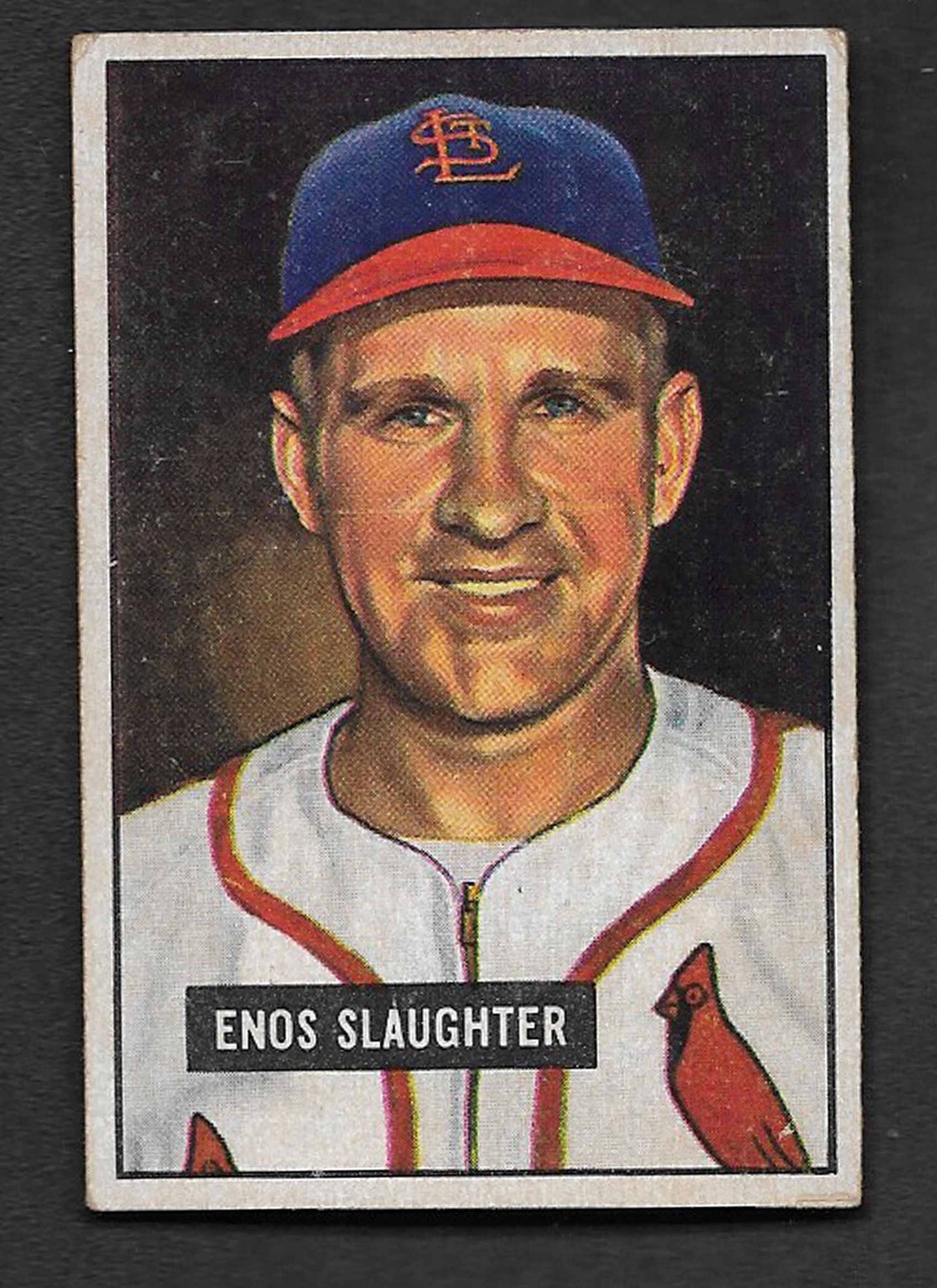 Slaughter, Enos 1951 Bowman HOF #low