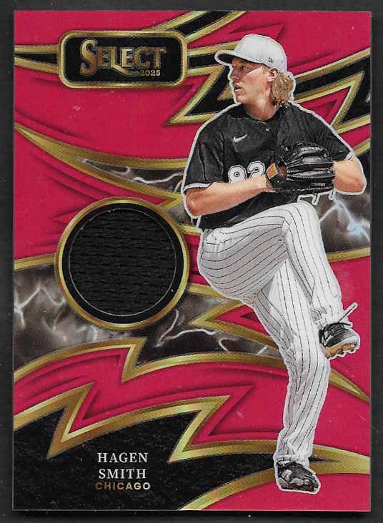 Smith, Hagen 2025 Select red spark 7/99 jersey  #sphs  ROOKIE WHITE SOX RAZORBACKS
