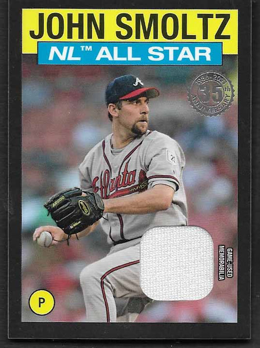 Smoltz, John 2021 Topps 1986 AS game used relic 133/199  #86arjsm  BRAVES