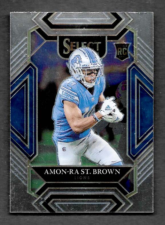 St. Brown, Amon-Ra 2021 Select Club level #273  ROOKIE LIONS