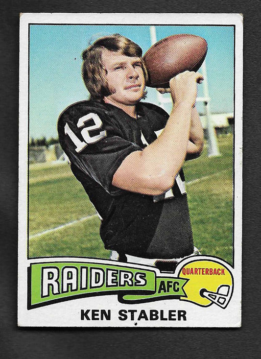 Stabler, Ken 1975 Topps HOF #380