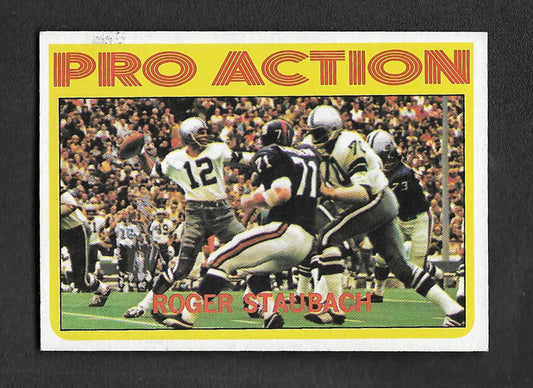 Staubach, Roger 1972 Topps HOF pro action #122