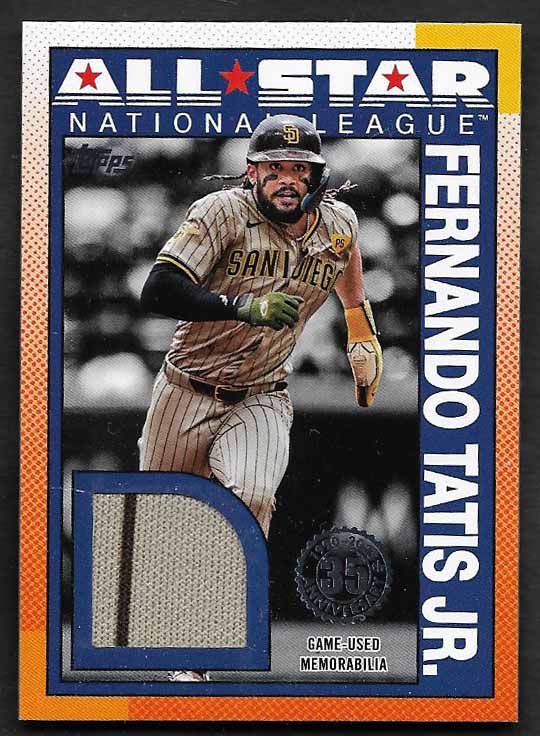 Tatis, Fernando Jr. 2025 Topps all star jersey 90asr-ft  PADRES