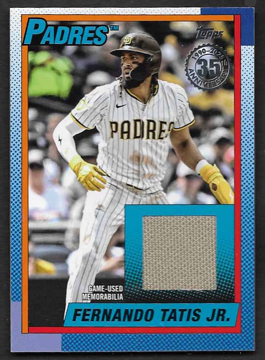 Tatis, Fernando Jr. 2025 Topps jersey 90ru-ft  PADRES