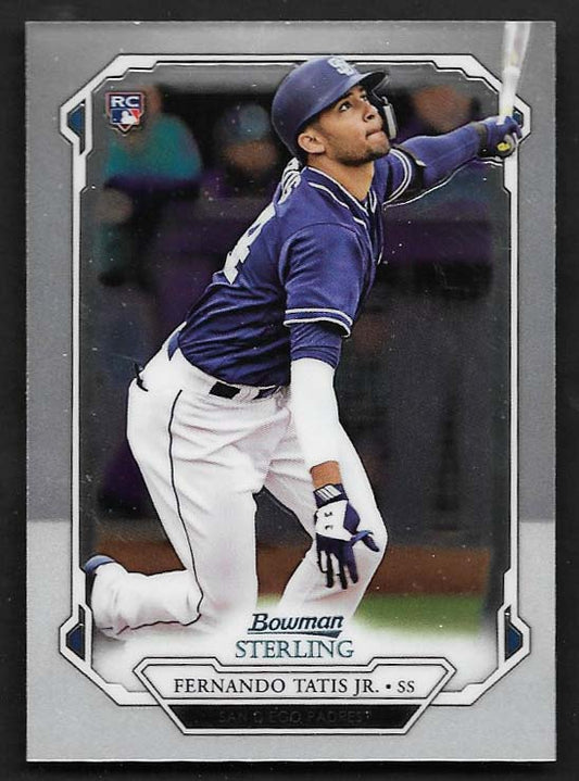 Tatis, Fernando Jr. 2019 Bowman sterling  #bsr73  ROOKIE PADRES