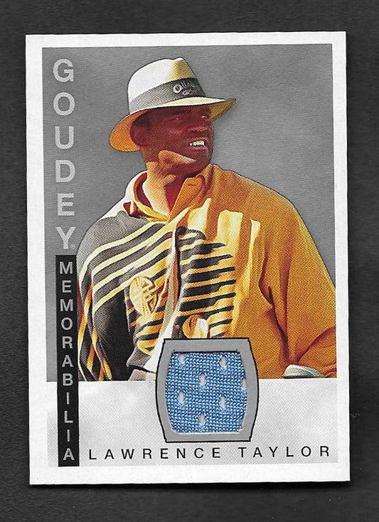 Taylor, Lawrence 2015 Goodwin HOF goudey memorabilia #gmlt