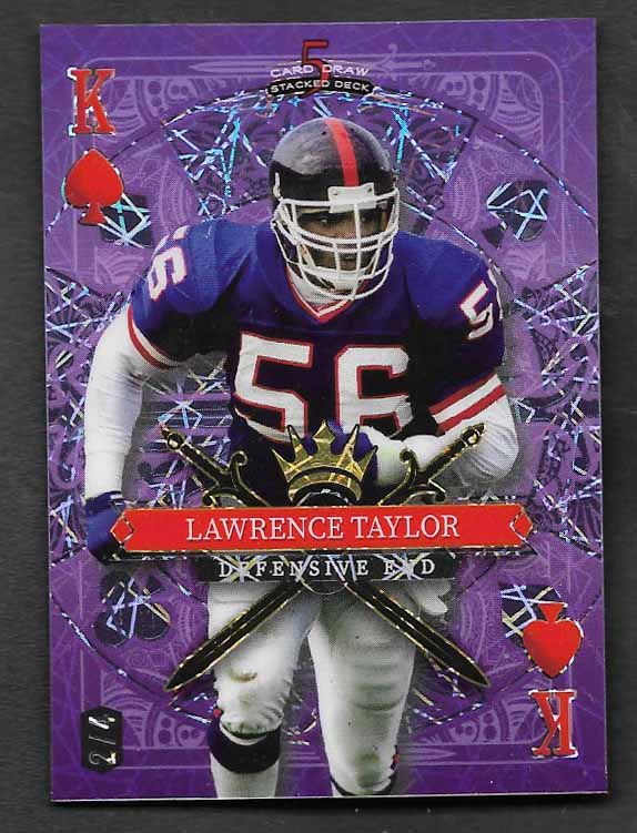 Taylor, Lawrence 2024 Wild Card 5 card draw 2/4  GIANTS