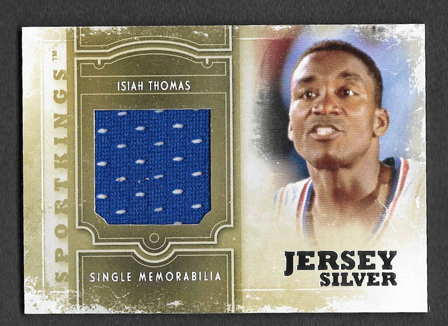 Thomas, Isiah 2012 Sportkings silver jersey #sm11