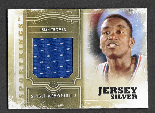 Thomas, Isiah 2012 Sportkings silver jersey #sm11