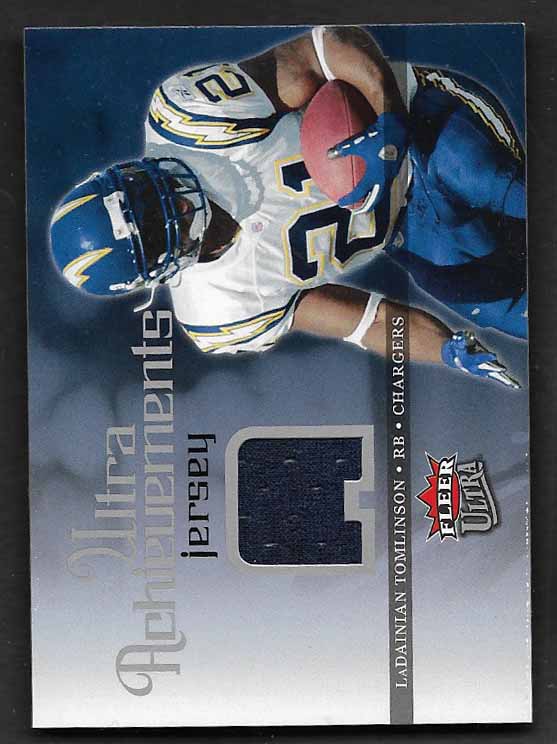 Tomlinson, Ladanian 2006 Fleer Ultra achievements jersey #ualt  CHARGERS