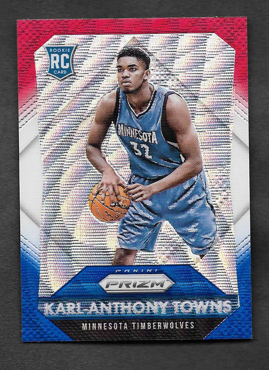 Towns, Karl-Anthony 2015 Prizm  red white blue #325