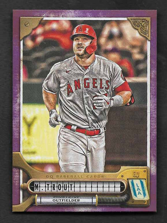 Trout, Mike 2025 Topps Gypsy Queen mauve  63/75  #72  ANGELS
