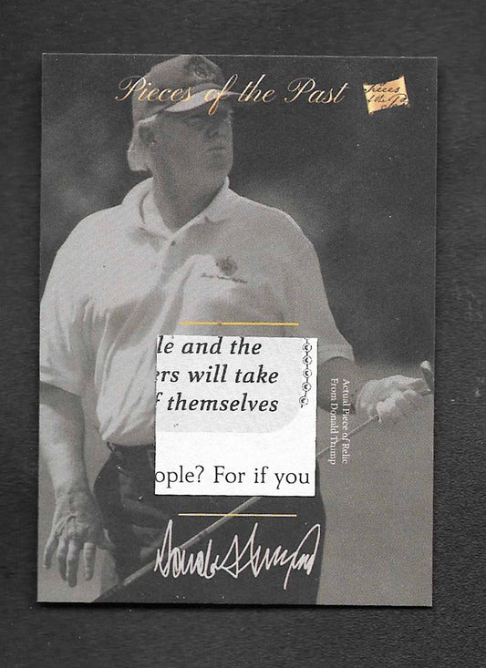 Trump, Donald  2018 The Bar Pieces of the past relic #prdt