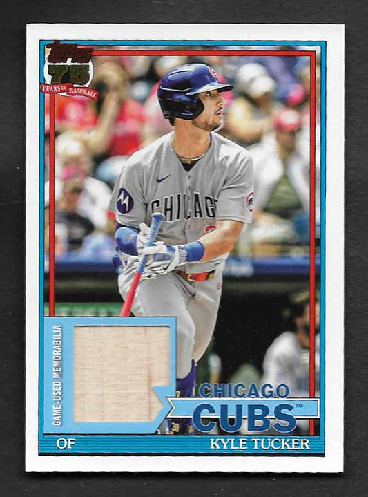 Tucker, Kyle 2026 1991 game used relic #91rktu  DODGERS CUBS ASTROS